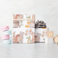 Cute Woodland Forest Animal Friends Baby Shower