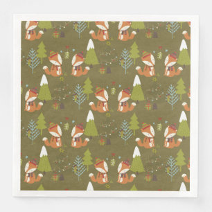 Cute Woodland Forest Napkin