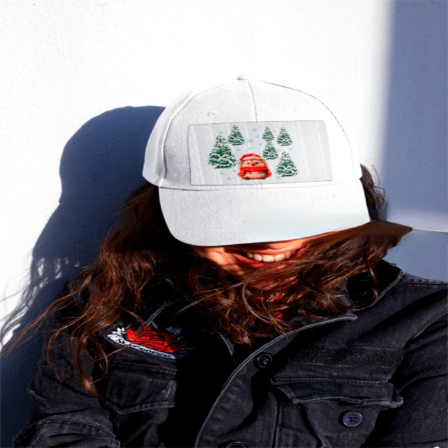 Cute Woodland Hedgehog Christmas Trucker Hat | Fes (Creator Uploaded)