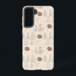 Cute Woodland Hedgehog Pattern Samsung Galaxy Case<br><div class="desc">Check out this cute trendy design featuring a cute hedgehog.</div>