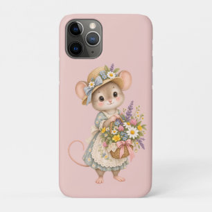 Cute Woodland Mouse – European Cottage Case-Mate iPhone Case