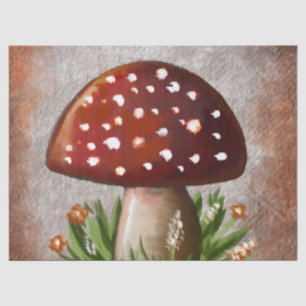 Cute Woodland Mushroom Tissue Paper