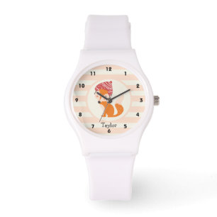 Cute Woodland Winter Fox Watch