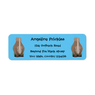 Cute woolly rhino elasmotherium cartoon