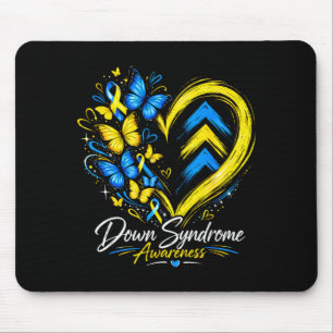 Cute World Down Syndrome Awareness for Men Women Mouse Pad