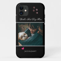 Cute World's Best Mum | Dog Paw with Heart