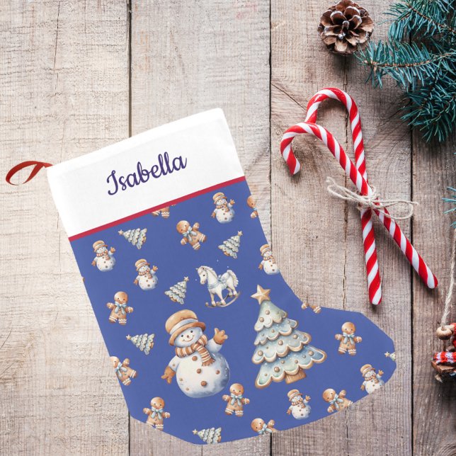 Cute Xmas Pattern Christmas Stocking (Creator Uploaded)