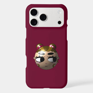 Cute Y2K Character Art Deep Red iPhone 17 Case