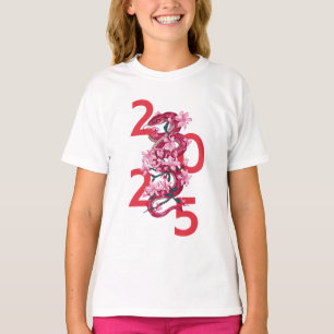 Cute Year Of The Snake 2025   Chinese Zodiac Snake T-Shirt