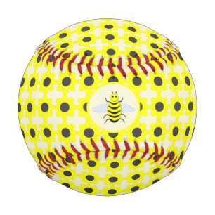 Cute Yellow Baby Bee Gender Neutral Baseball