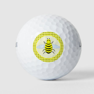 Cute Yellow Baby Bee Gender Neutral Custom Golf Balls