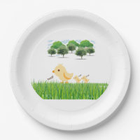 Cute Yellow Baby Chick Baby Shower