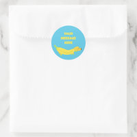 Cute Yellow Banana Dog Custom Message
