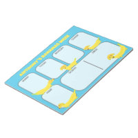 Cute Yellow Banana Dogs Weekly Planner