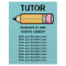 Cute Yellow Cartoon Pencil Tutor Template