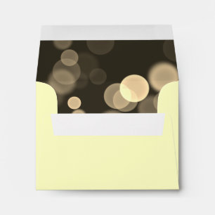 Cute Yellow Circular Design Envelope