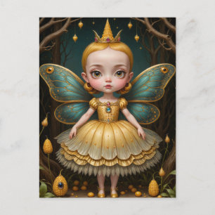 Cute Yellow Corn Fairy  Postcard