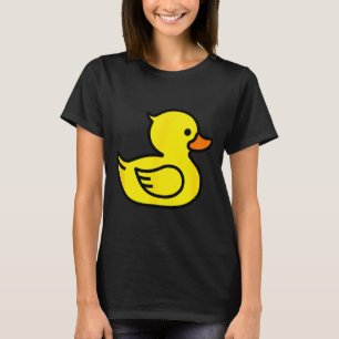 Cute Yellow Duck Cartoon Novelty Graphic Tees &amp