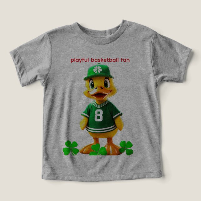 Cute Yellow Duck in Celtics Jersey – Unreal Engine (Design Front)
