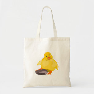 Cute Yellow Duck Tote Bag