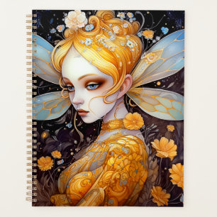 Cute Yellow Fairy Fantasy Art Planner