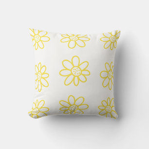 Cute Yellow Flowers Cushion