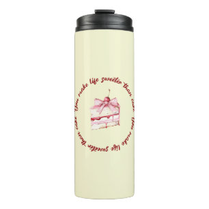 Cute Yellow Girly Thermal Tumbler