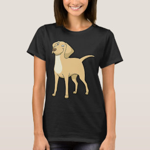 Cute Yellow Labrador Golden Retriever Dog T-Shirt