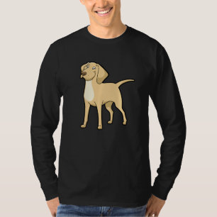Cute Yellow Labrador Golden Retriever Dog T-Shirt