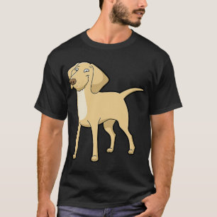 Cute Yellow Labrador Golden Retriever Dog T-Shirt