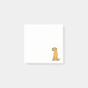 Cute Yellow Labrador Retriever Puppy Dog Art Post-it Notes