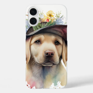 CUTE YELLOW LABRADOR RETRIEVER PUPPY DOG iPhone 16 PLUS CASE