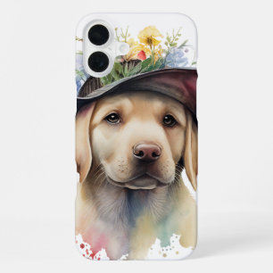 CUTE YELLOW LABRADOR RETRIEVER PUPPY DOG iPhone 16 PLUS CASE