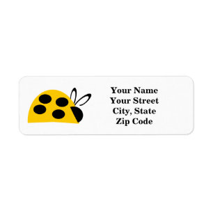 Cute Yellow Ladybug