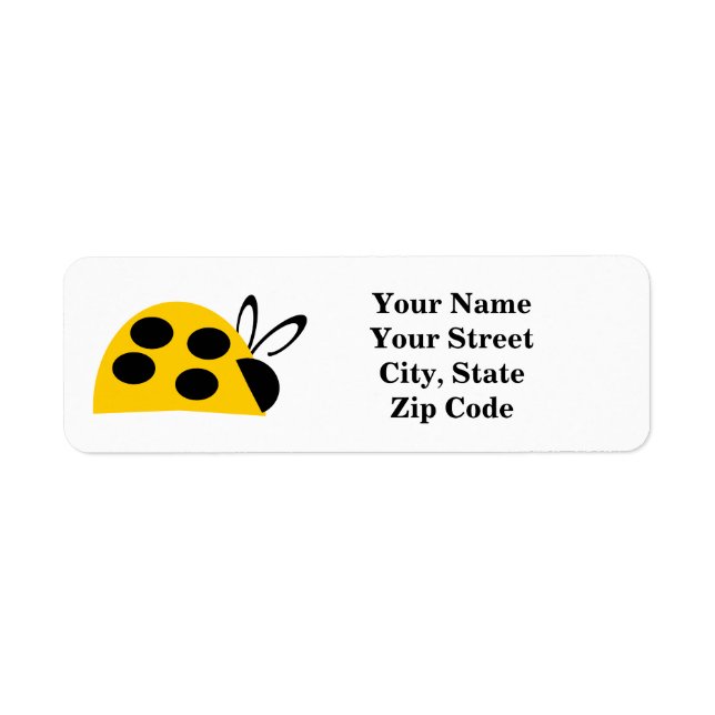 Cute Yellow Ladybug (Front)