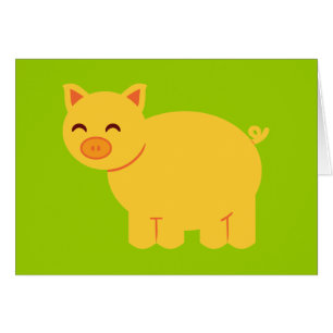 Cute Yellow Piggy