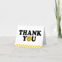 Cute Yellow Preppy Smile Birthday Chequered