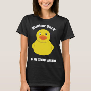 Cute Yellow Rubber Duck  Spirit Animal T-Shirt