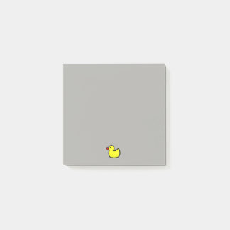 Cute Yellow Rubby Ducky Post-it Notes