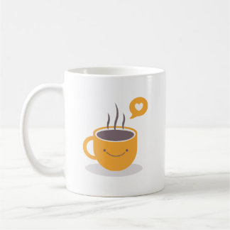 Cute Yellow Textured Coffee Cups & Mugs