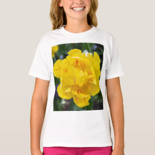 Cute yellow tulips in the garden T-Shirt
