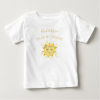 Cute Yellow You Are My Sunshine Baby Shower Gift