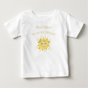 Cute Yellow You Are My Sunshine Baby Shower Gift T-Shirt