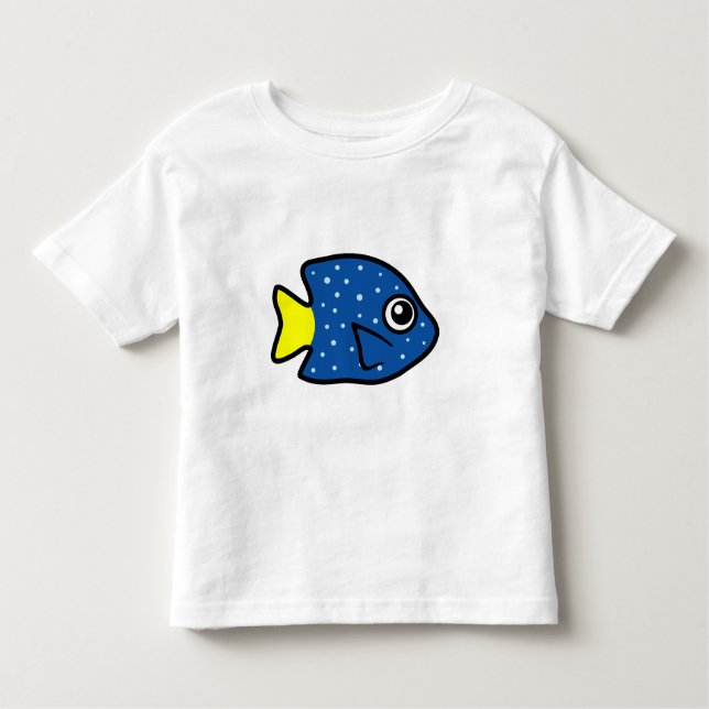 Cute Yellowtail Damselfish Toddler T-Shirt (Front)