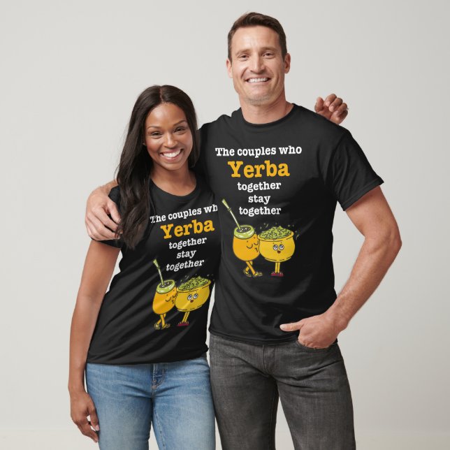 Cute YERBA MATÉ Couples T-Shirt (Unisex)