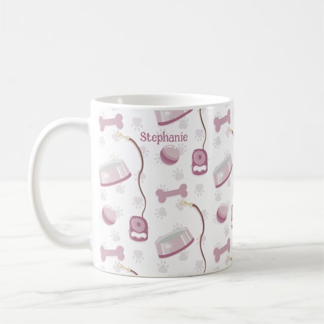 Cute Yorkshire Terrier Birthday Coffee Mug (Left)