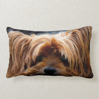 Cute Yorkshire Terrier Dog Lumbar Cushion