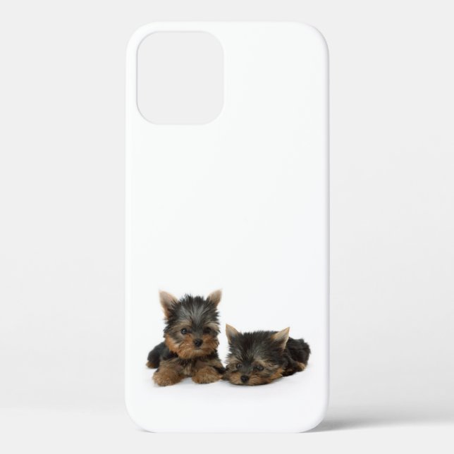 Cute Yorkshire Terrier puppies Case-Mate iPhone Case (Back)