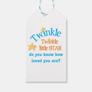 Cute You Are Loved Little Star Classic Gift Tags