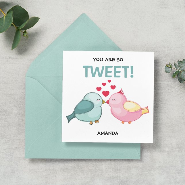 Cute You Are So Tweet Valentines Day Holiday Card (Creator Uploaded)